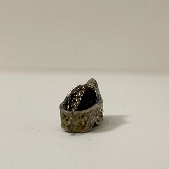 Vintage Shoe Clog Charm Filigree Pendant - Picture 3 of 14